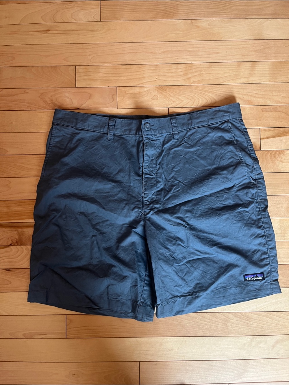 Patagonia Men's Dark Slate Blue Outdoor Hybrid Shorts